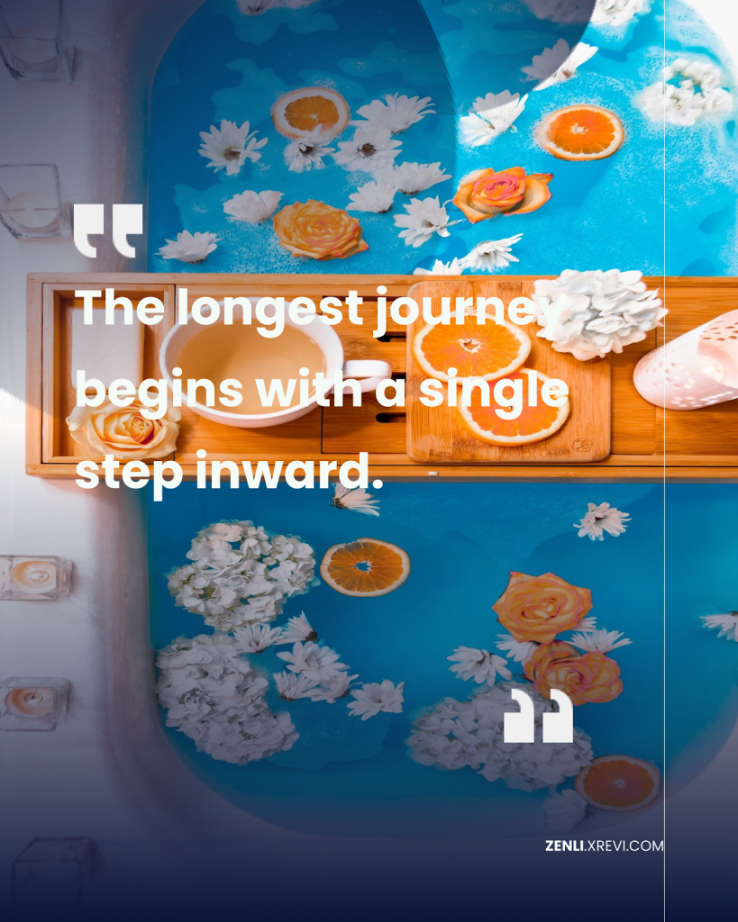The longest journey begins with a single step inward.