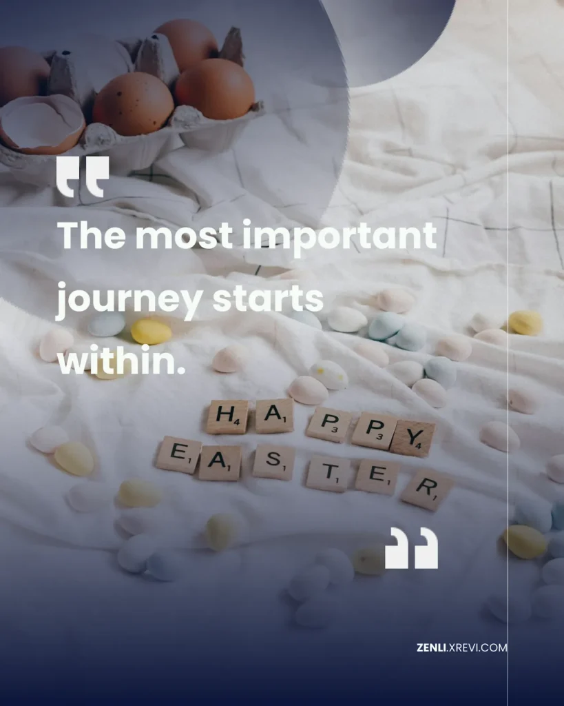 The most important journey starts within.