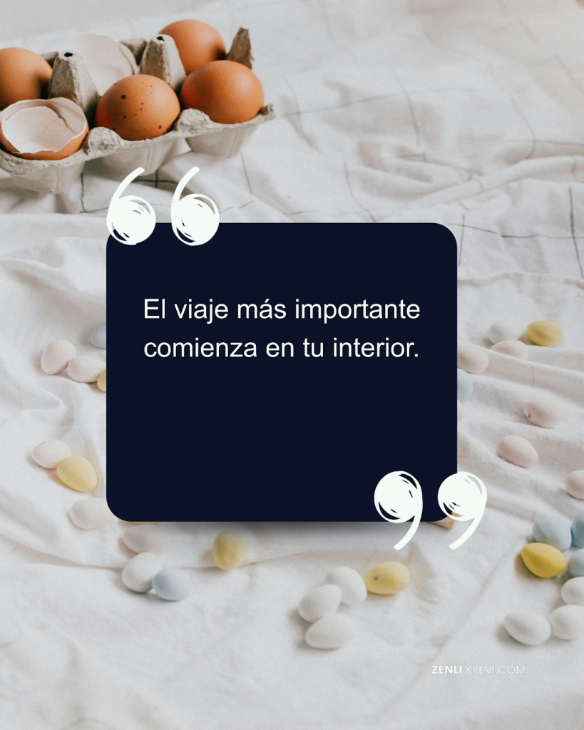 El viaje más importante comienza en tu interior.