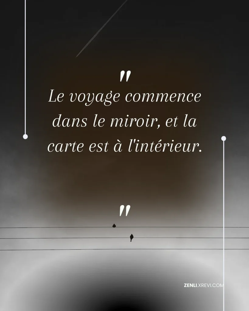 Le voyage commence dans le miroir, et la carte est à l’intérieur.