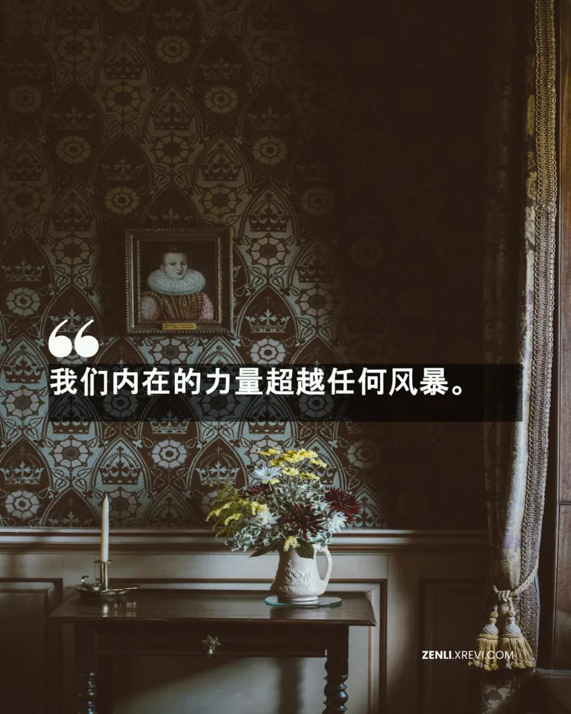 我们内在的力量超越任何风暴。